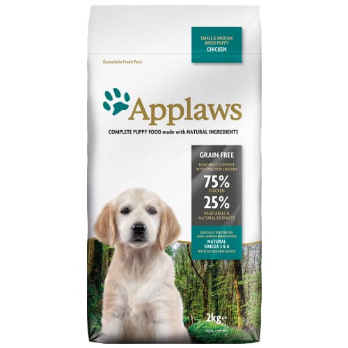 APPLAWS DOG PUPPY S/M bezgraudu sausā barība kucēniem Vista 7.5kg